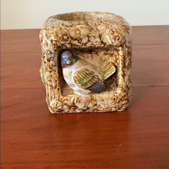 Vintage Ceramic Animal Votive Candle Holder Frog Turtle Bird Rabbit - Picture 2 of 8